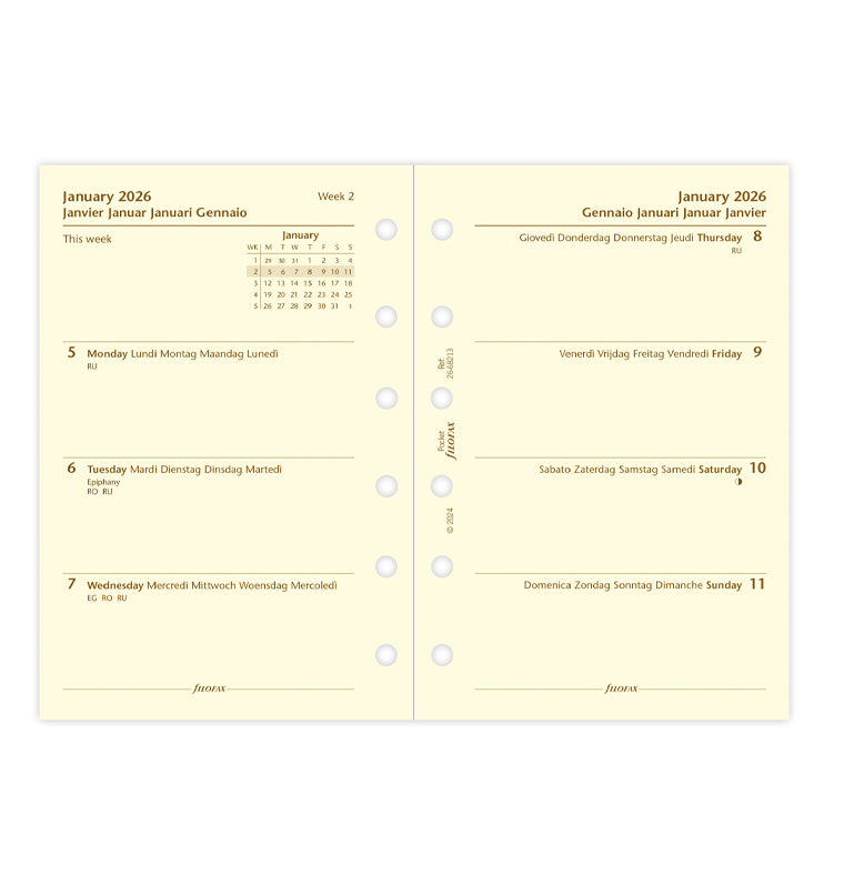 filofax-kalendereinlage-pocket-2026-1-woche-2-seiten-multilingual image 4