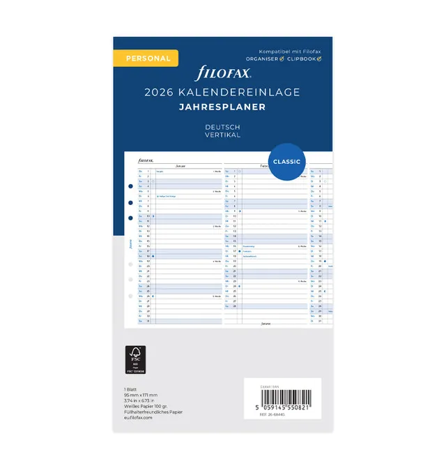 filofax-jahresplaner-2026-personal-deutsch-leporello image 1