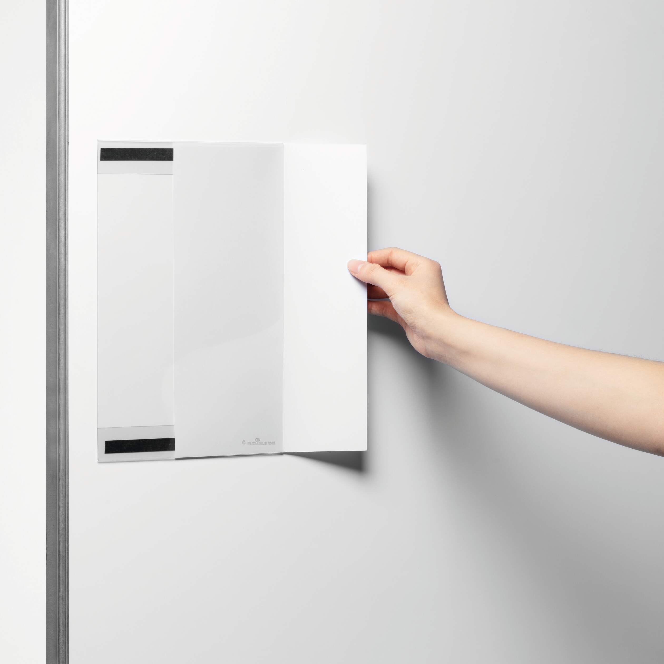 durable-infohalter-a4-magnetisch-5-st-ck-transparent-504819 image 5