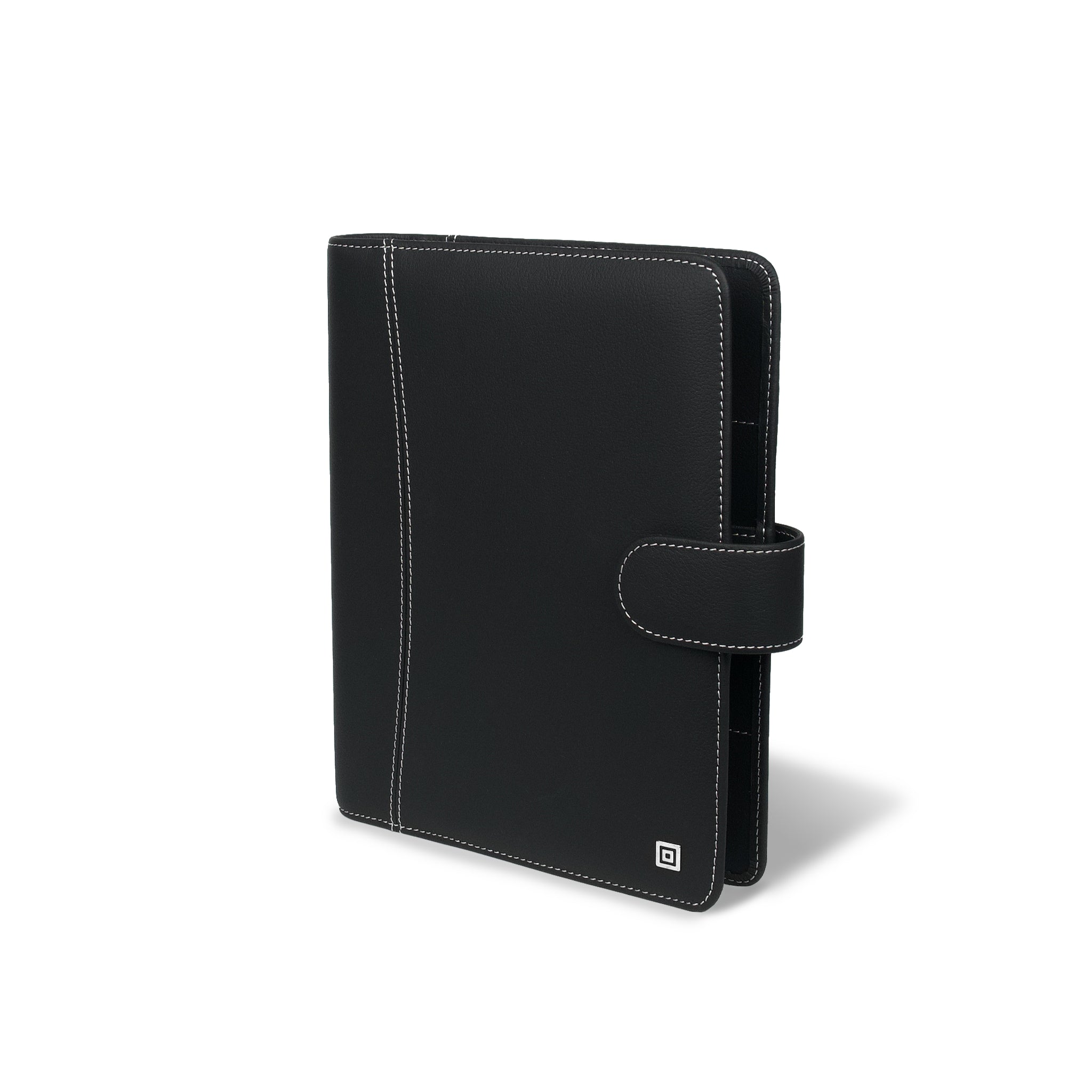 time-system-montana-a5-ringbuch-25-mm-schwarz-mit-verschlusslasche-italienisches image 2