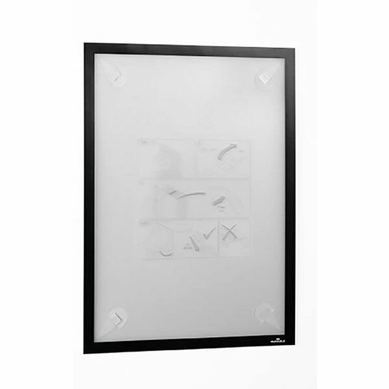durable-info-rahmen-duraframe-wallpaper-a4-484323-silber-aufklappbar image 3
