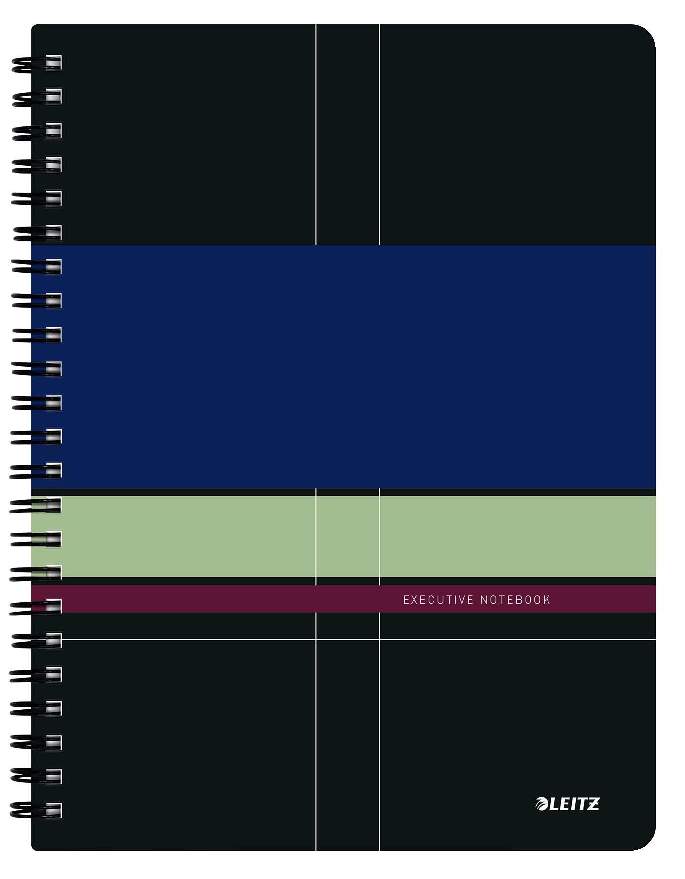 leitz-44610000-executive-collegeblock-a4-kariert-spiralblock-mit-pp-einband image 1