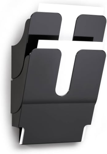 durable-flexiplus-prospektspenderset-a4-wandhalter-2-f-cher-schwarz image 8