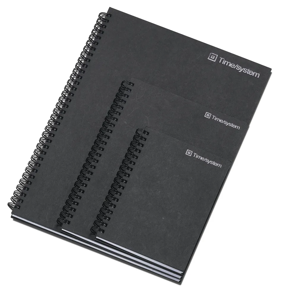 time-system-notizblock-mit-ringung-hardcover-144-seiten image 1