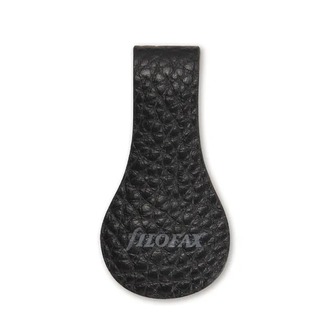 filofax-leder-magnetic-clip-black-smoke-55-x-24-mm image 1