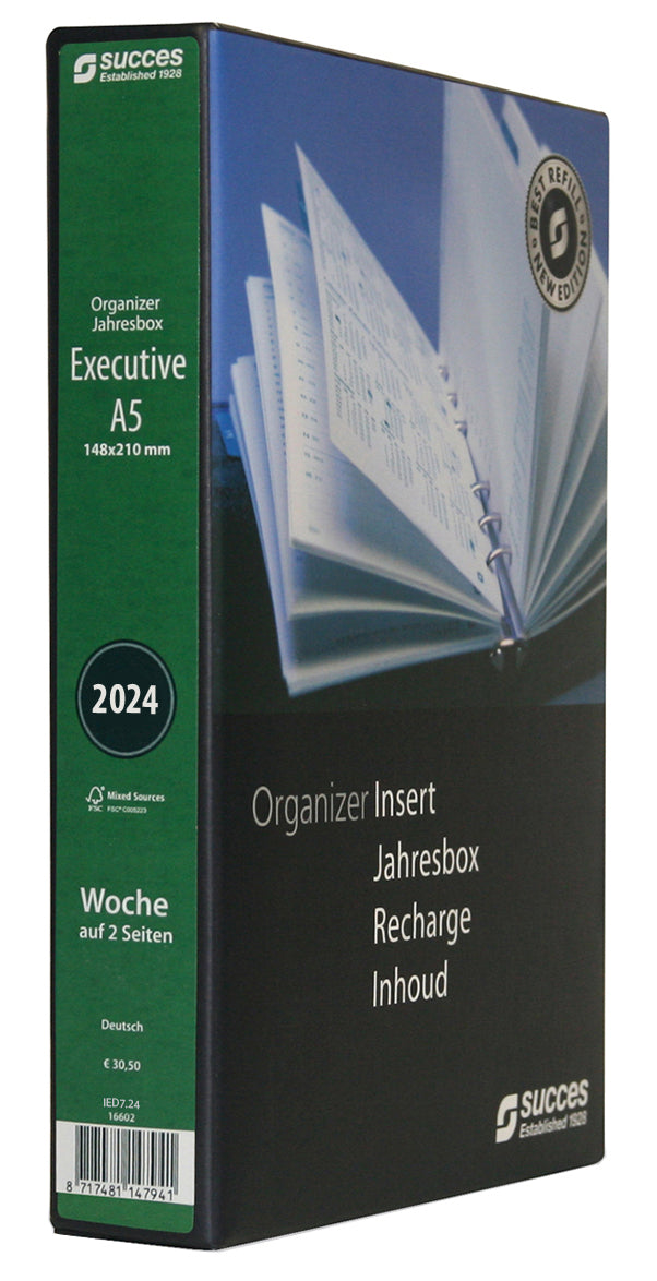 time-system-succes-jahresbox-a5-7-tage-auf-2-seiten-deutsch-weiss-2026 image 1