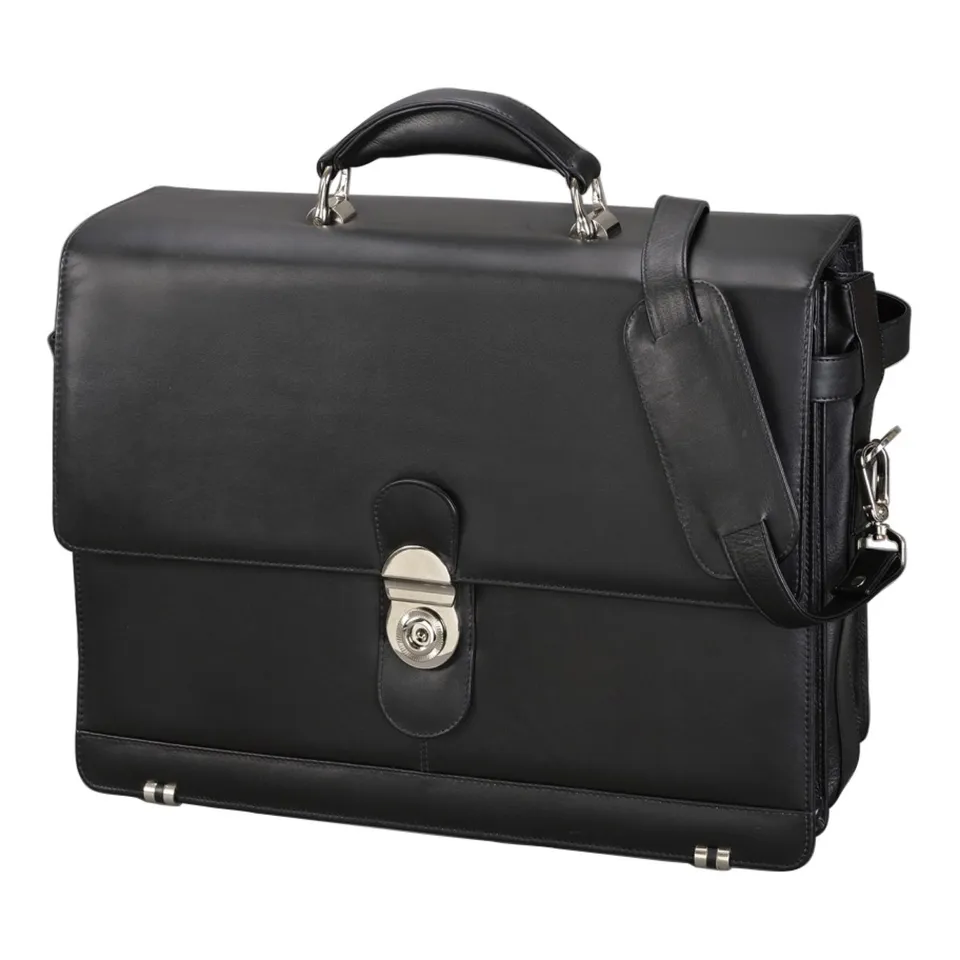 alassio-aktentasche-monza-leder-laptopfach-schwarz image 1