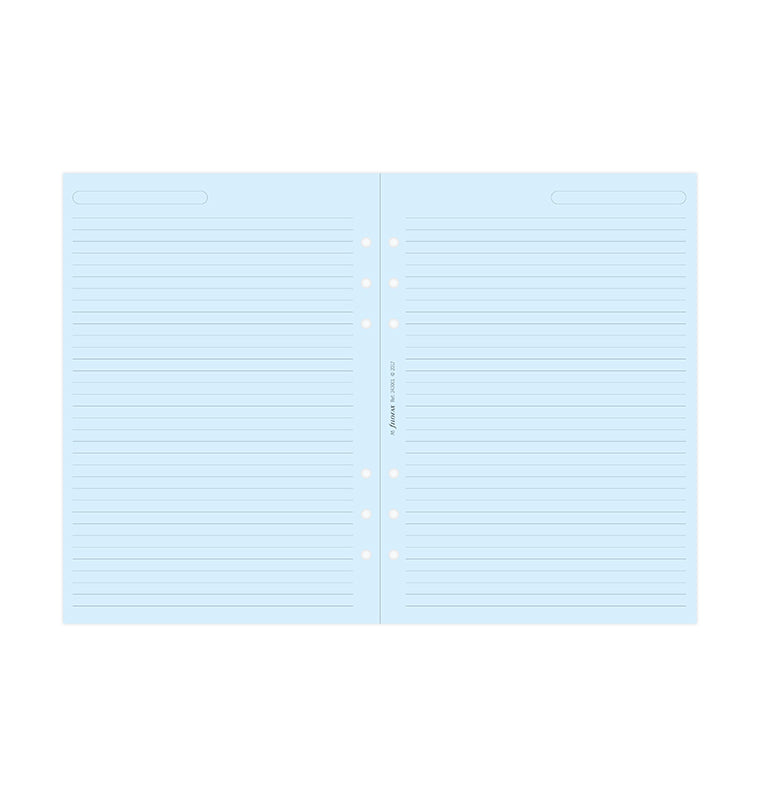 filofax-notizpapier-blau-liniert-a5-20-blatt-organiser-einlage image 5