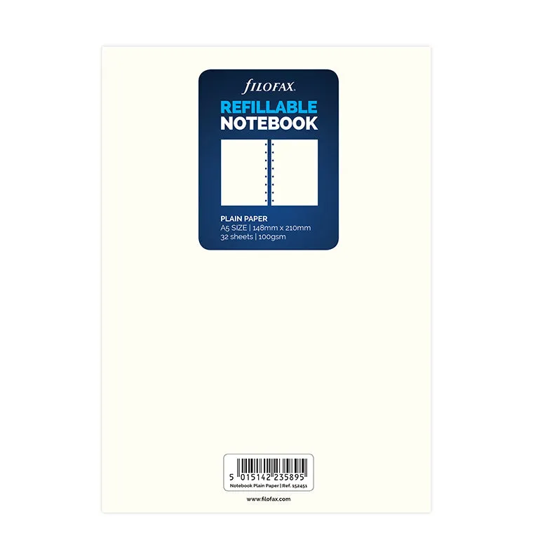 filofax-notebook-a5-nachf-llung-blanko-einlagen image 1