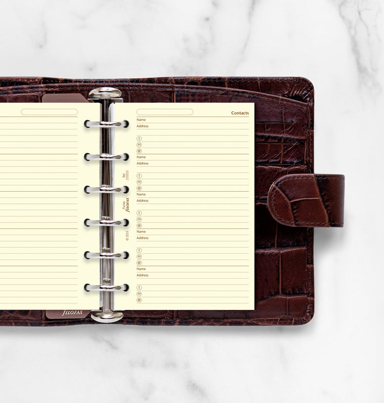 filofax-kontakte-cotton-cream-pocket-adress-einlage image 2