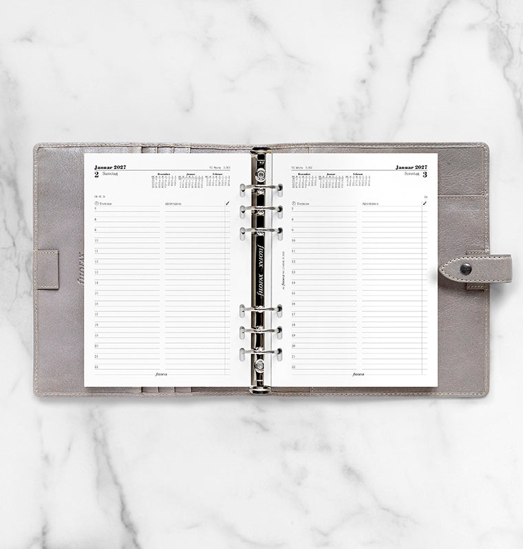 filofax-2027-a5-kalendereinlage-1-tag-1-seite-deutsch-multifit image 3