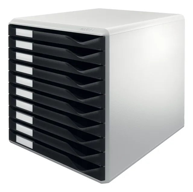 leitz-formular-set-52810095-mit-10-schubladen-a4-dokumentenschrank-schwarz image 1
