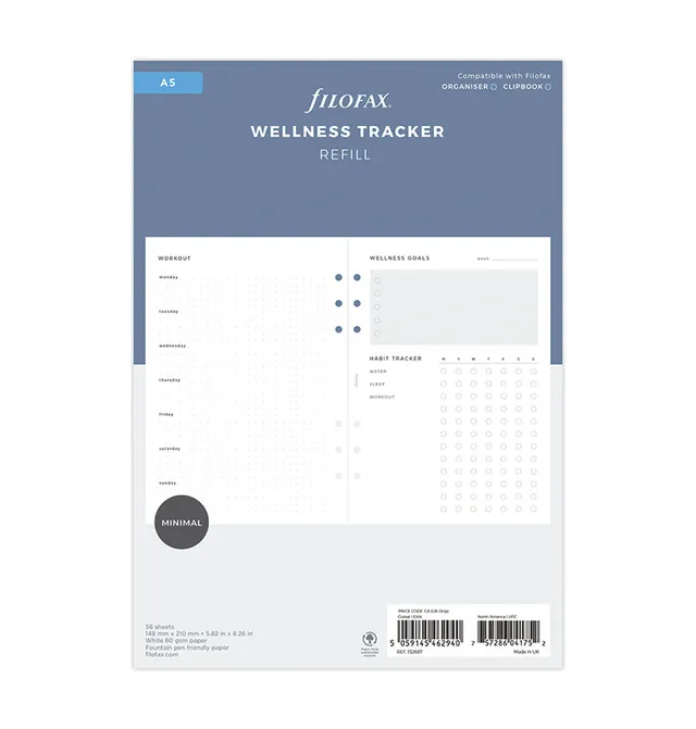 filofax-wellness-tracker-a5-einlagen-workout-und-habit-tracker-56-bl-tter image 1