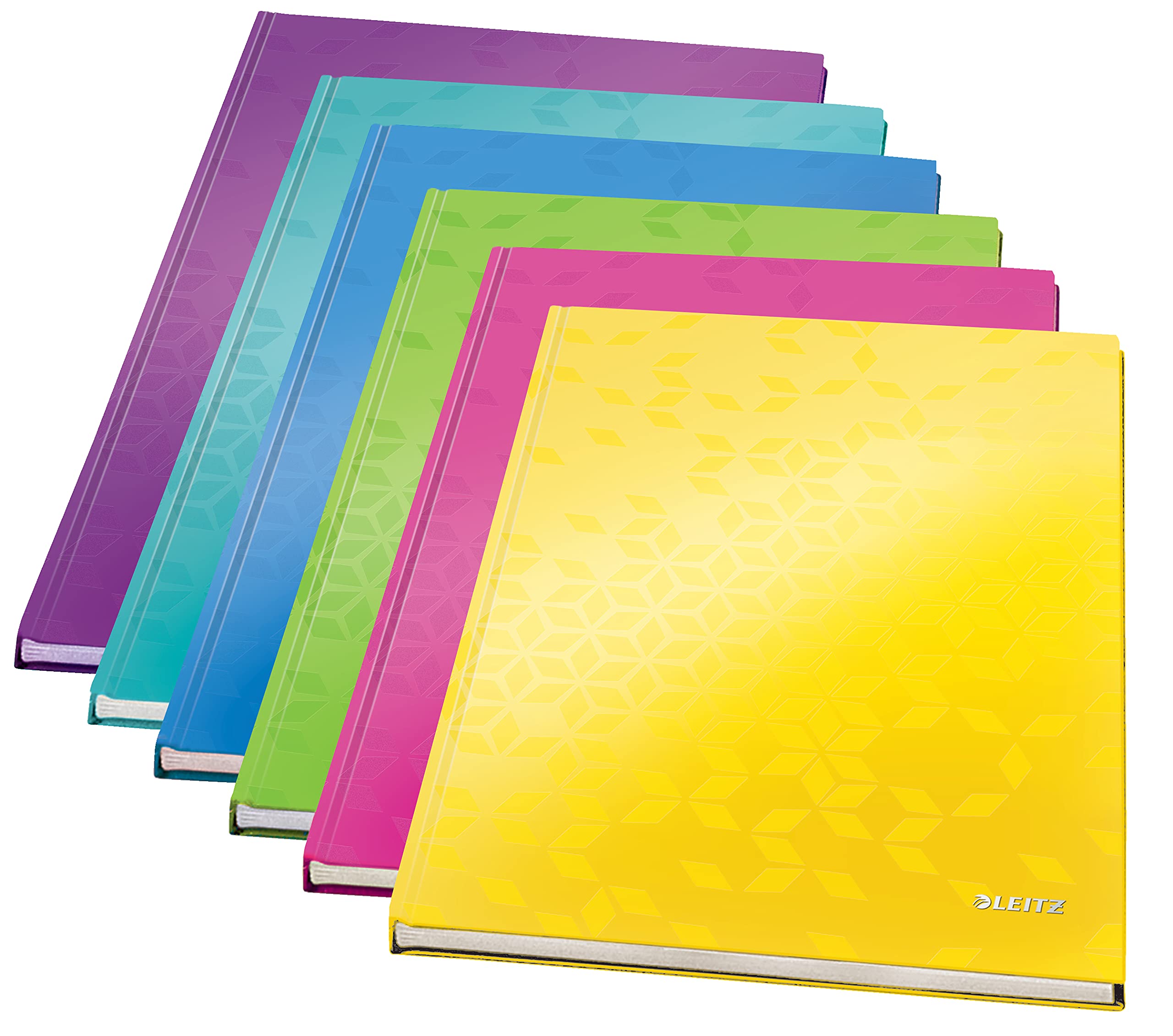 leitz-wow-notizbuch-a4-kariert-hardcover-160-seiten-wei image 3