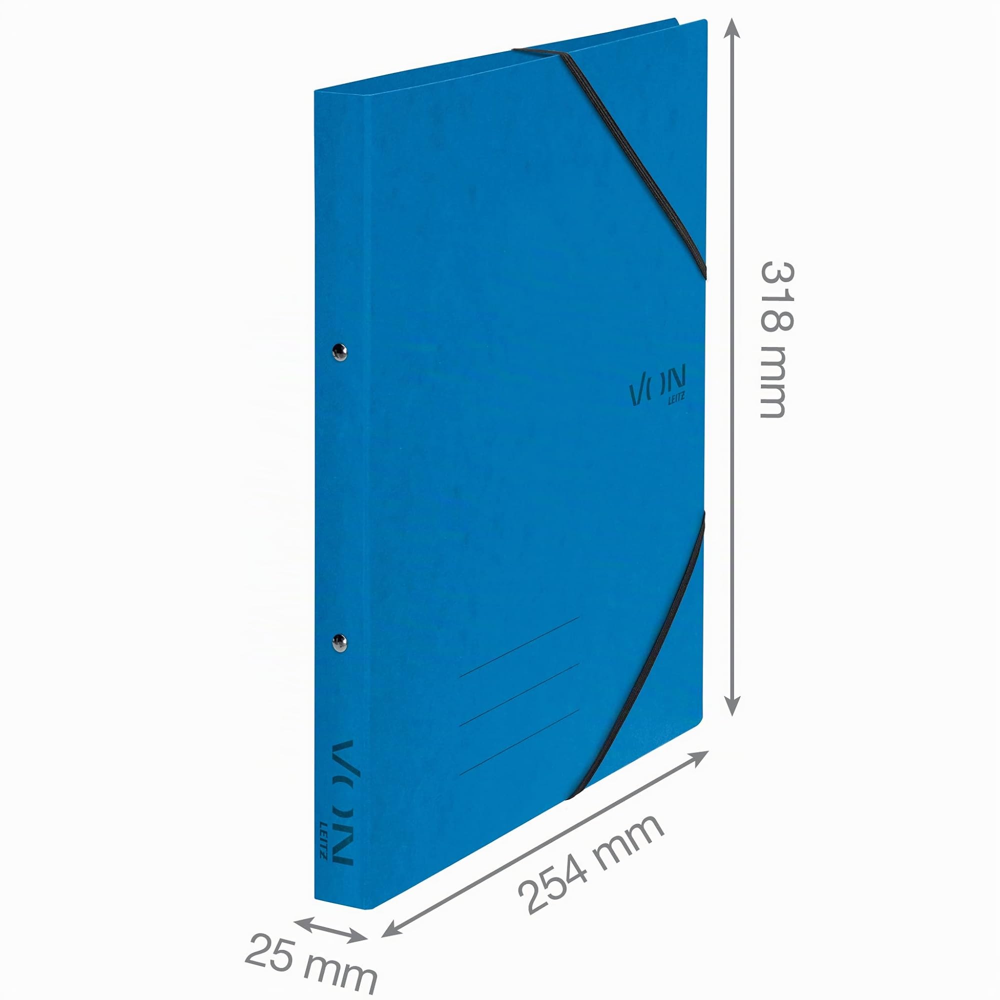 von-leitz-ringbuch-a4-karton-2-ringe-mit-gummiband-blau-5-stk image 6