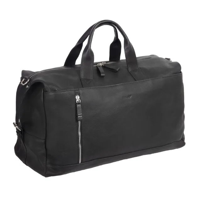 alassio-toro-weekender-schwarz-leder image 1