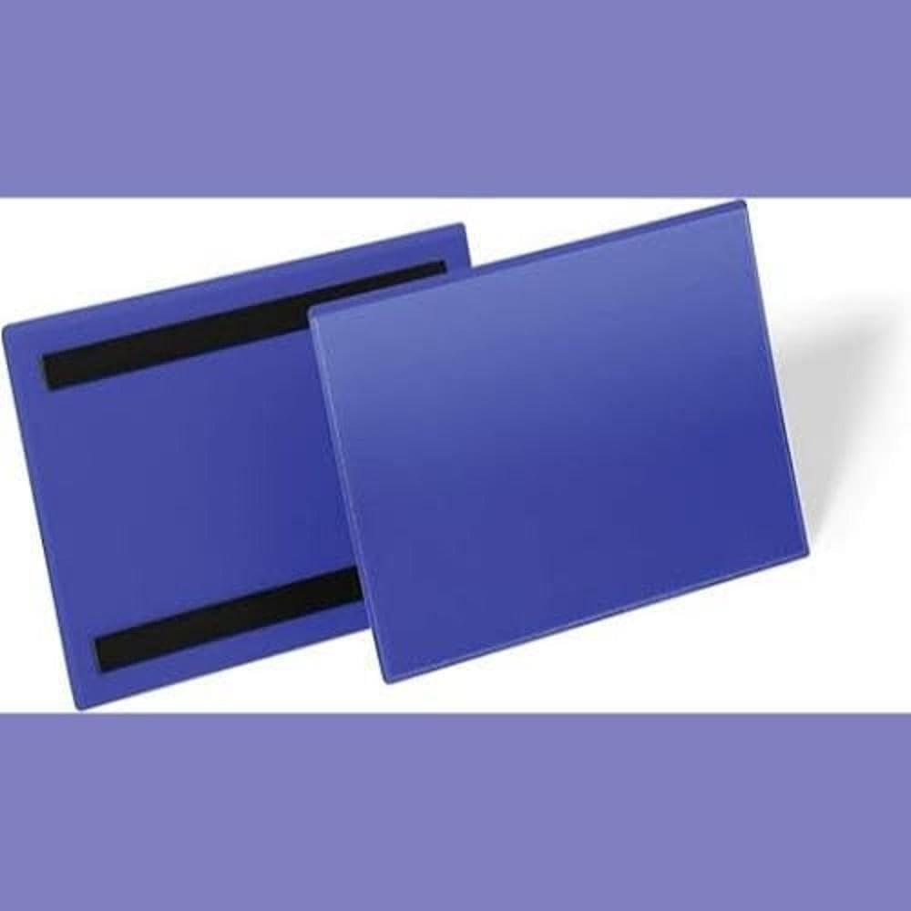 durable-kennzeichnungstasche-a5-quer-magnetisch-blau-50-st-ck-174307 image 4