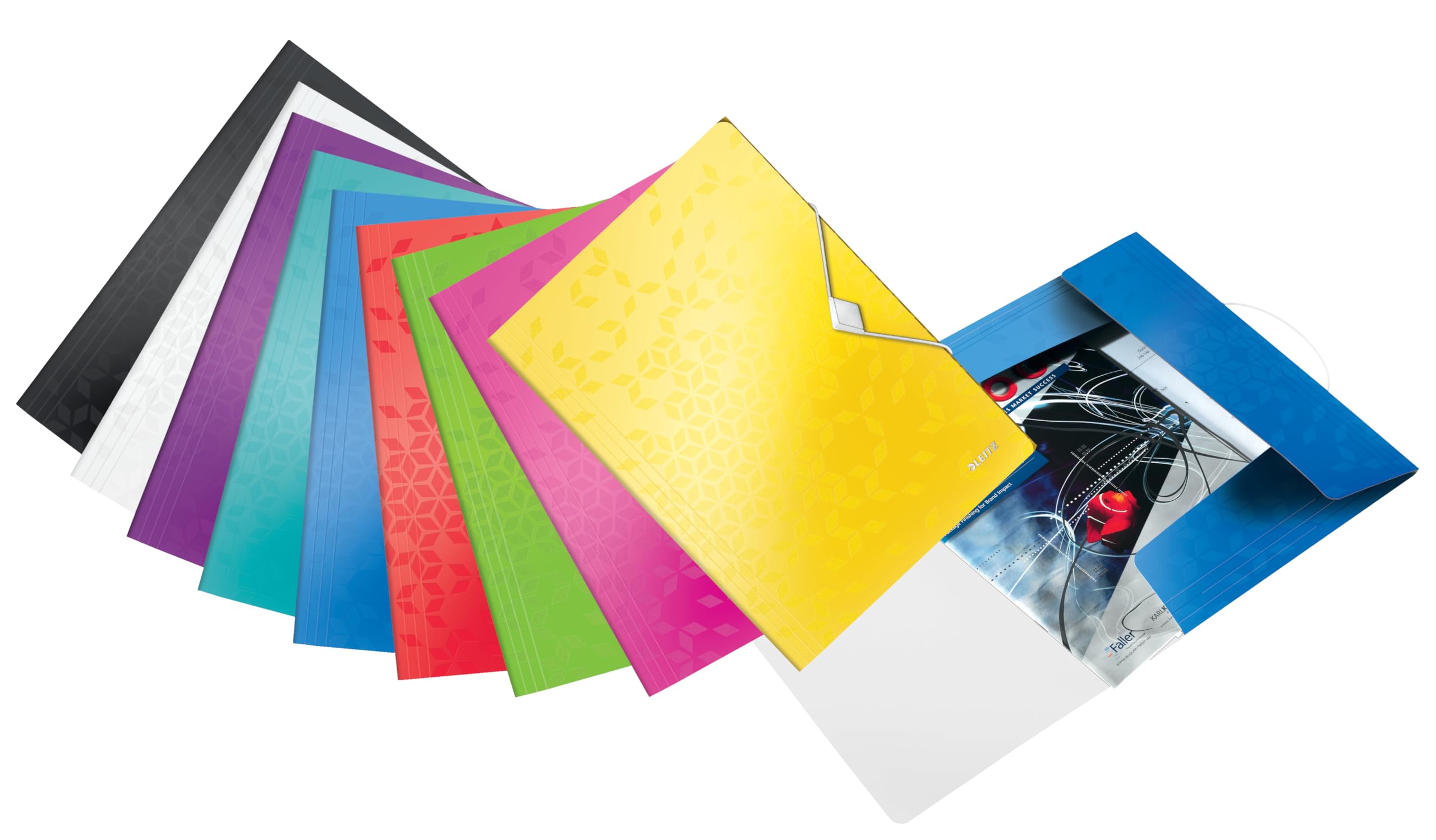 leitz-wow-eckspannermappe-a4-blau-metallic-45990036 image 5