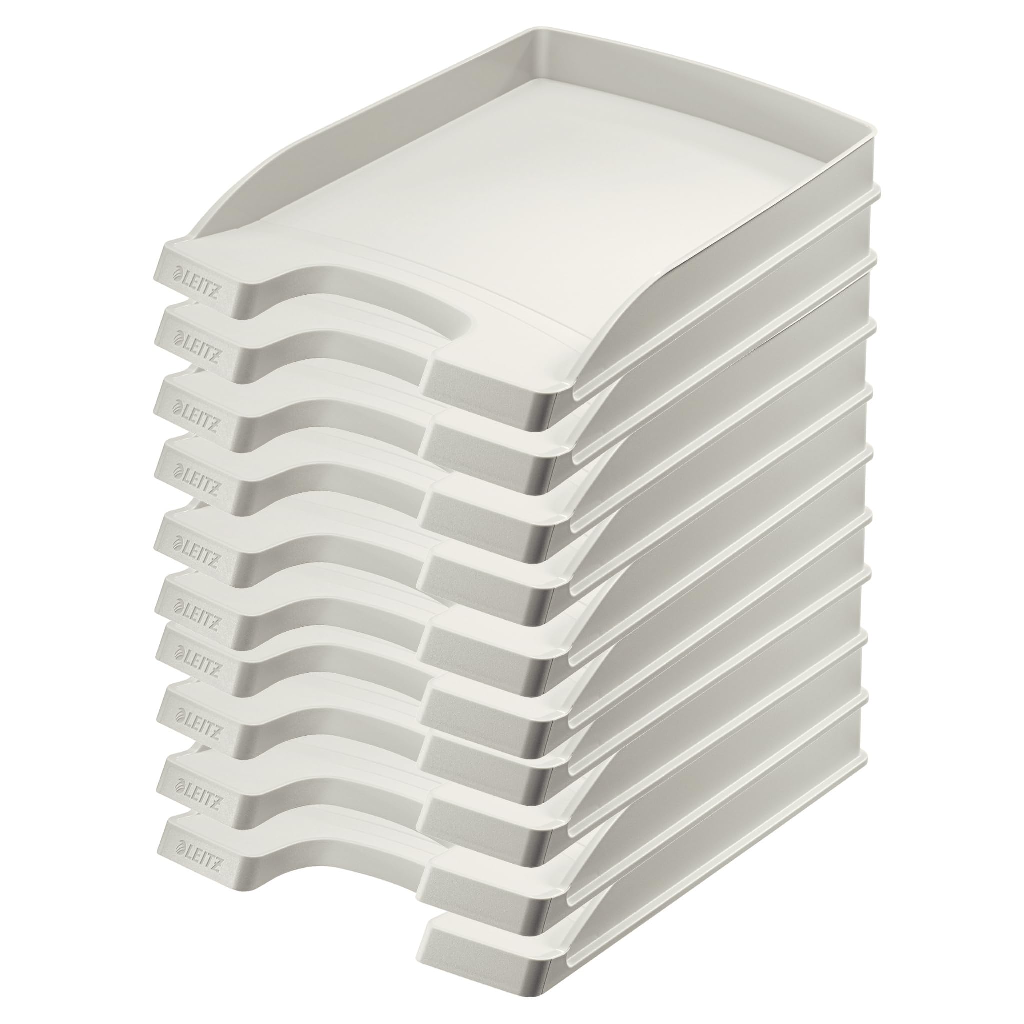 leitz-plus-briefkorb-flach-a4-10er-pack-transparent-52370003 image 5