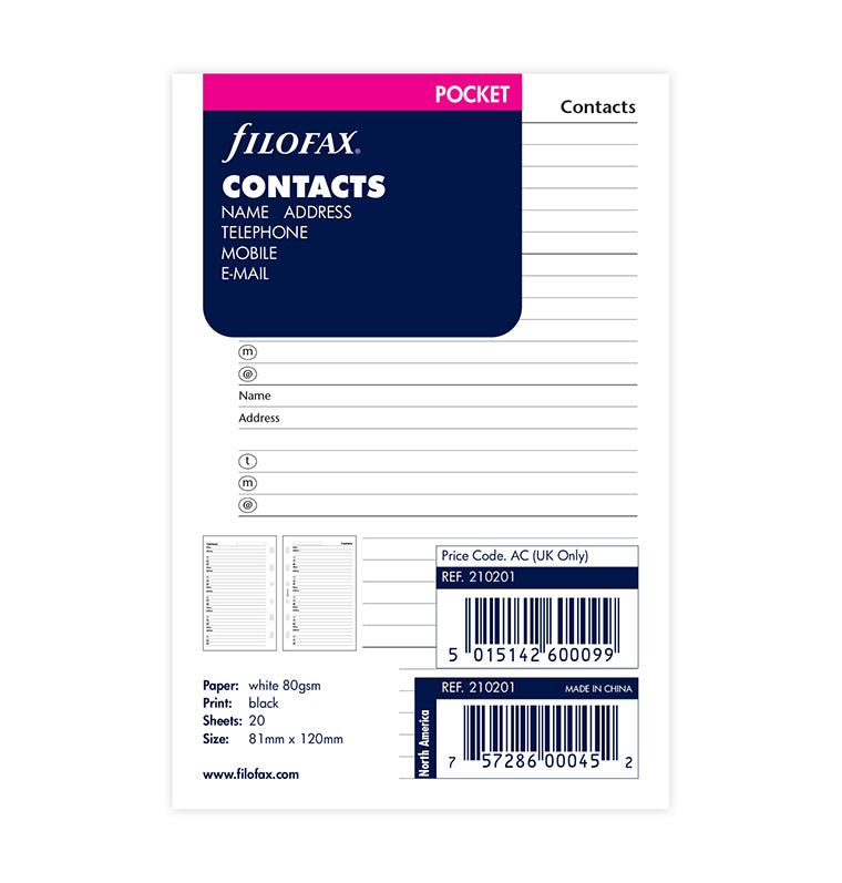 filofax-kontakte-englisch-pocket-adress-einlagen-wei-20-blatt image 1