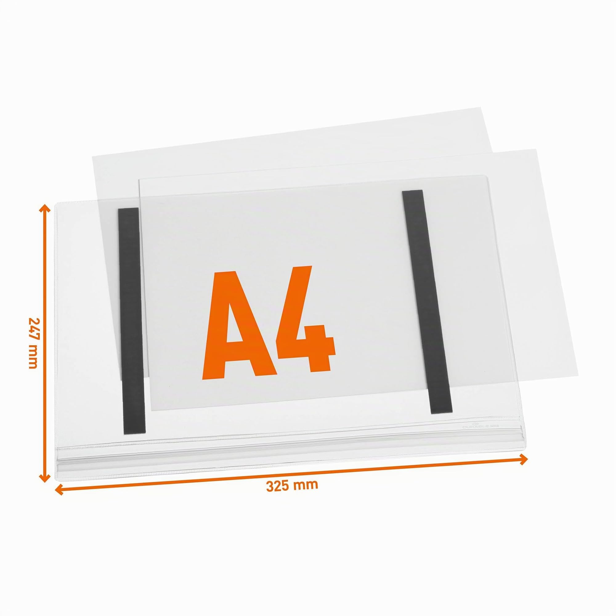 durable-plakattasche-wasserdicht-a4-magnetisch-transparent-5-stk image 2