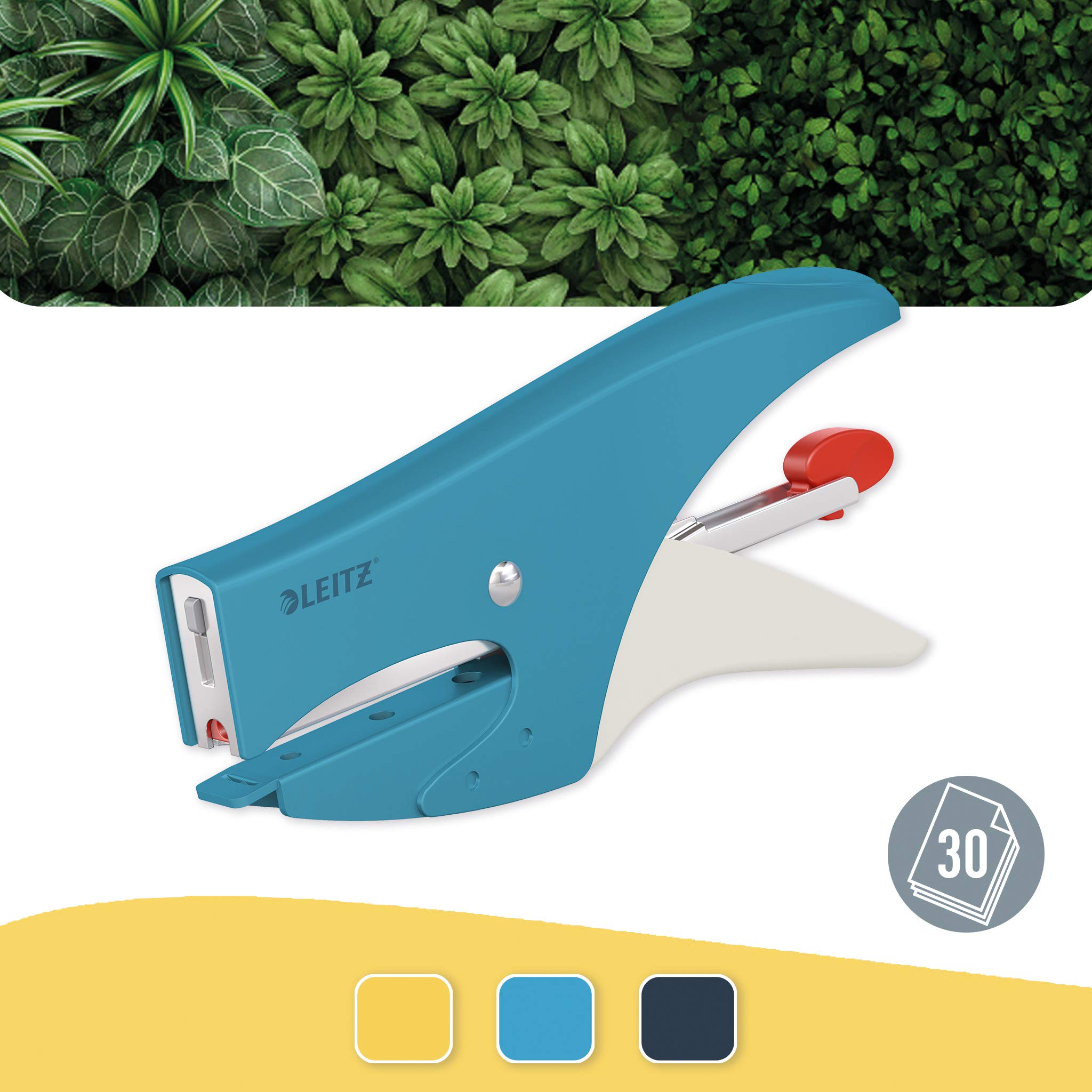 leitz-heftzange-cosy-f-r-15-blatt-mit-p1-heftklammern-nr-8-sanftes-blau-56440061 image 2