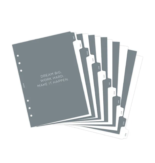filofax-minimal-monatsregister-a5-f-r-organiser-und-clipbook image 1