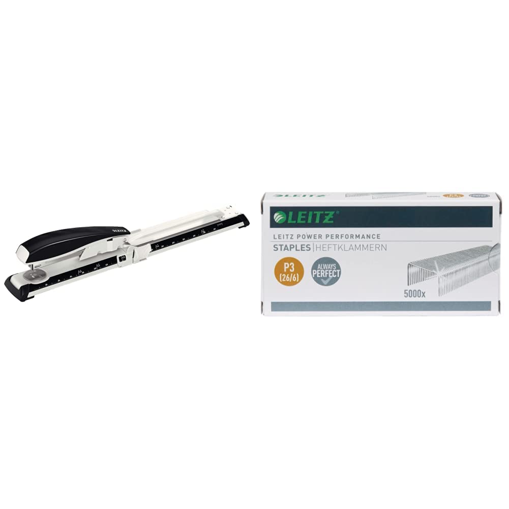 leitz-nexxt-langarm-heftger-t-metall-schwarz-f-r-40-blatt-inkl-klammern image 3