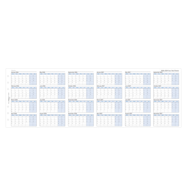 filofax-4-jahresplaner-personal-2026-2029-leporello-englisch image 4