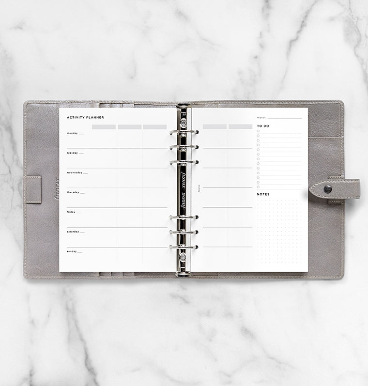 filofax-activity-planner-a5-minimal-stil image 2
