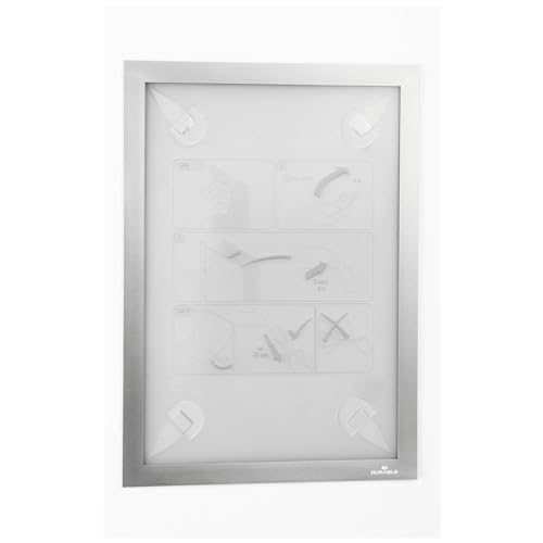 durable-info-rahmen-duraframe-wallpaper-a4-484323-silber-aufklappbar image 6