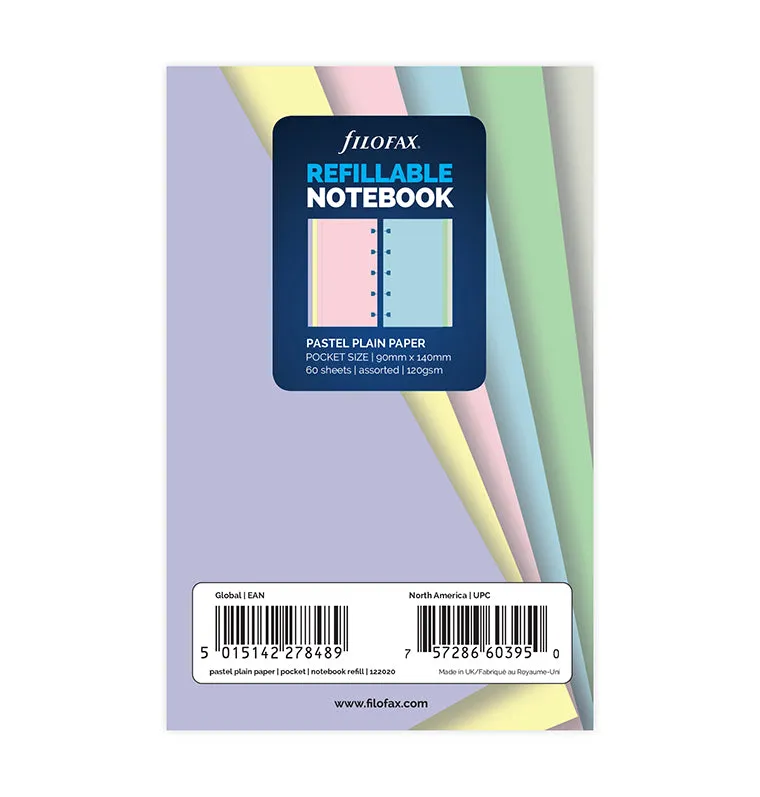 filofax-pocket-notebook-einlagen-pastel-blanko image 1