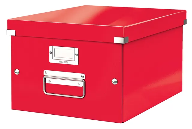 leitz-click-store-aufbewahrungsbox-a4-mit-deckel-rot-60440026 image 1