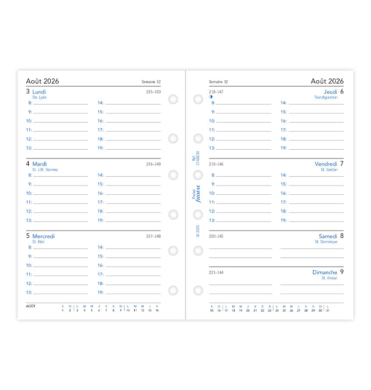 filofax-pocket-kalendereinlage-1-woche-2-seiten-franz-sisch-akademisch-2026-2027 image 4