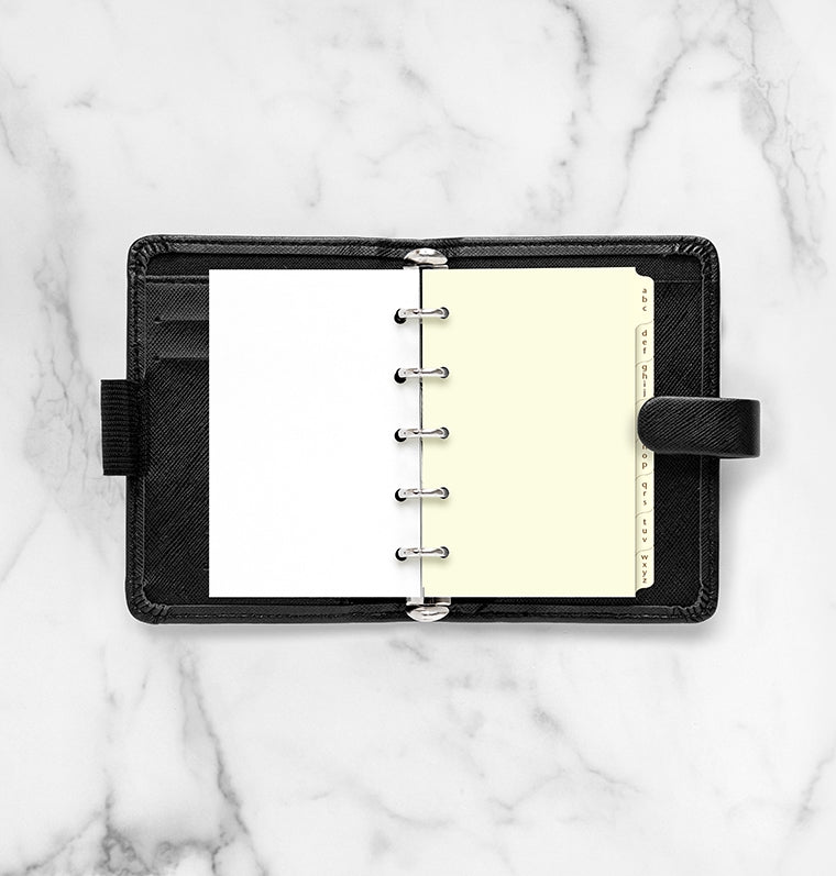 filofax-a-z-register-cotton-cream-mini-alphabet-tabs image 2