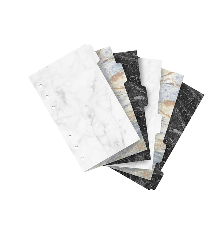 filofax-trennbl-tter-marble-personal-6er-set image 4