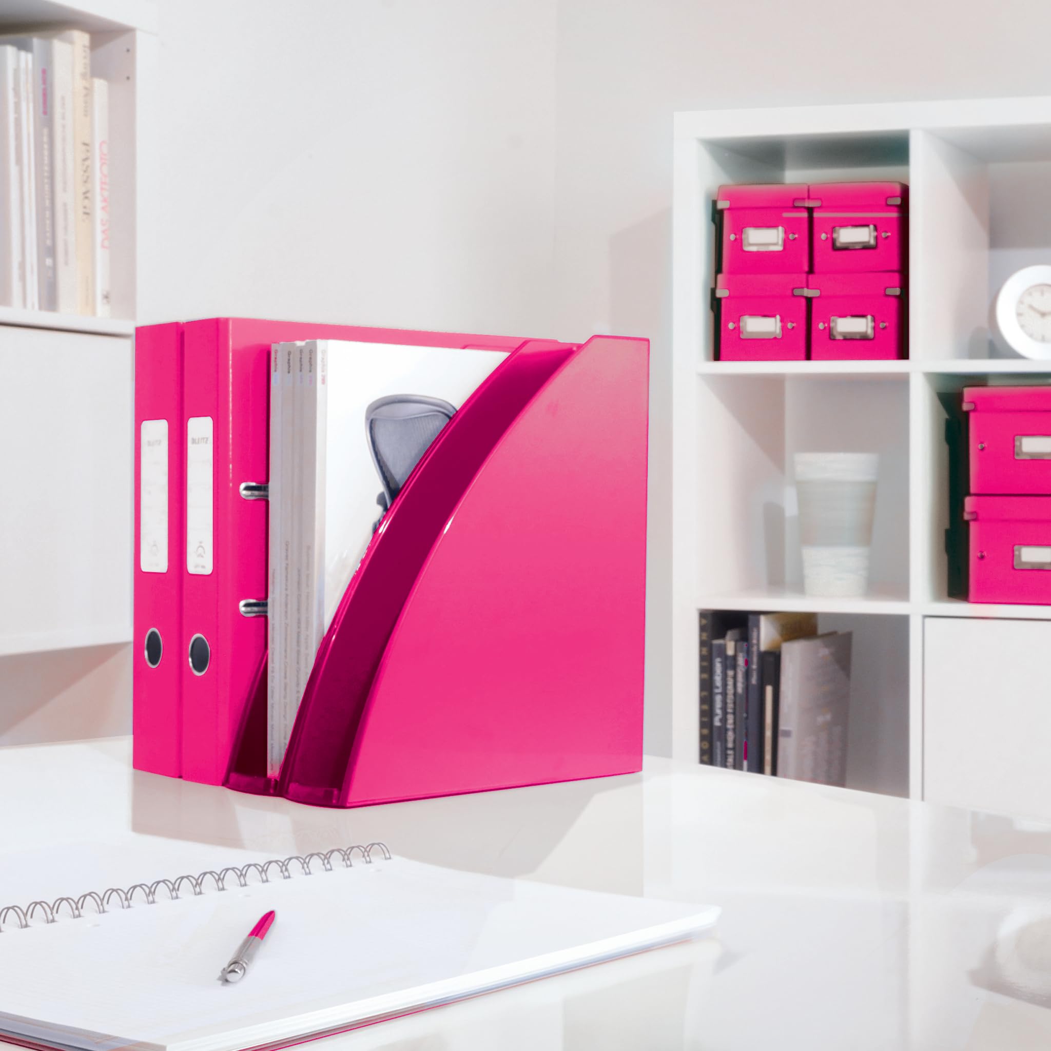leitz-stehsammler-wow-a4-mit-griffloch-pink-52771023 image 2