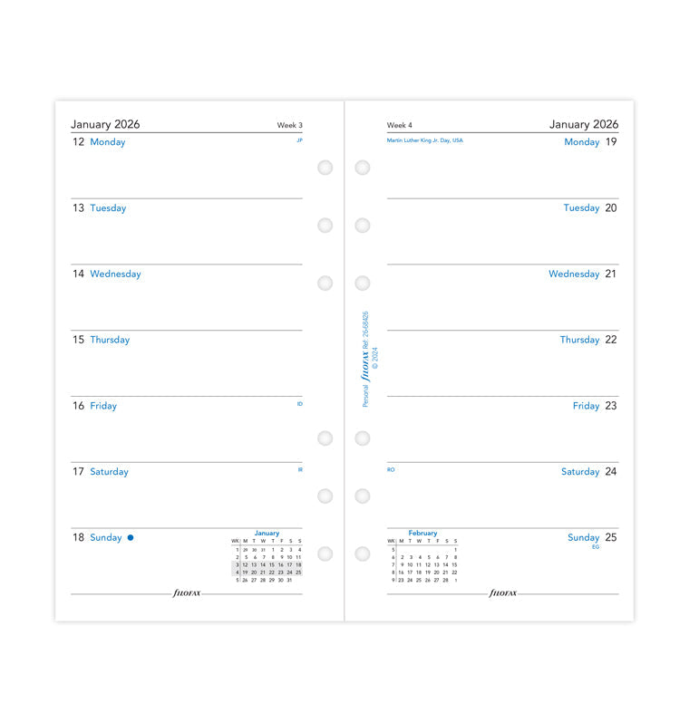 filofax-2026-kalendereinlage-personal-1-woche-1-seite-englisch image 4