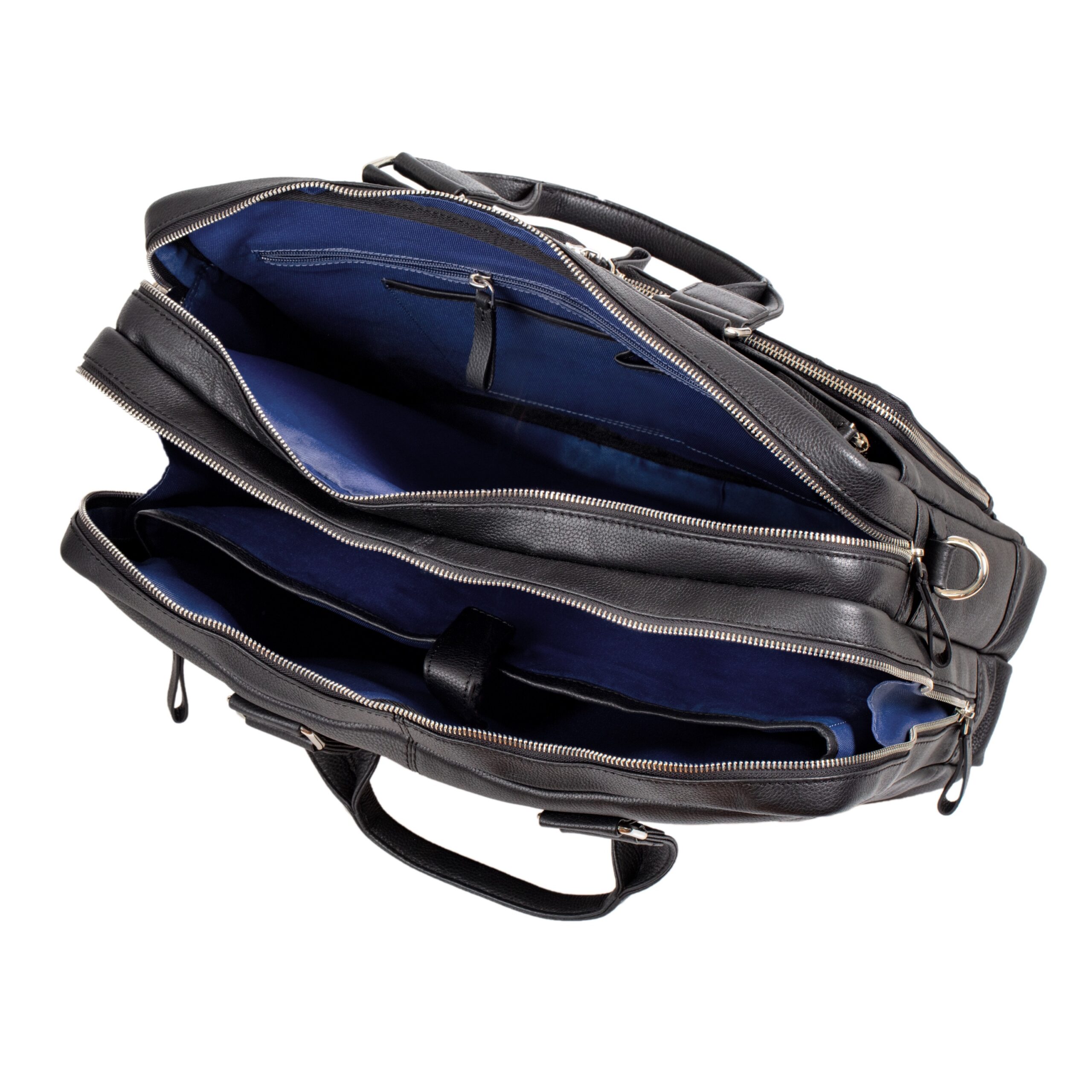 alassio-aktentasche-campo-schwarz-mit-laptopfach-und-trolleyband image 2
