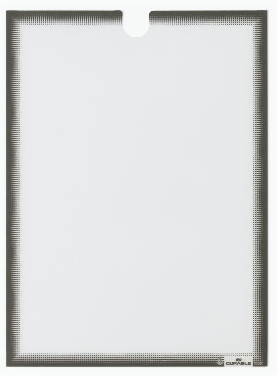 durable-convex-dokumentenhalter-a4-selbstklebend-anthrazit-5-st-ck-400657 image 1