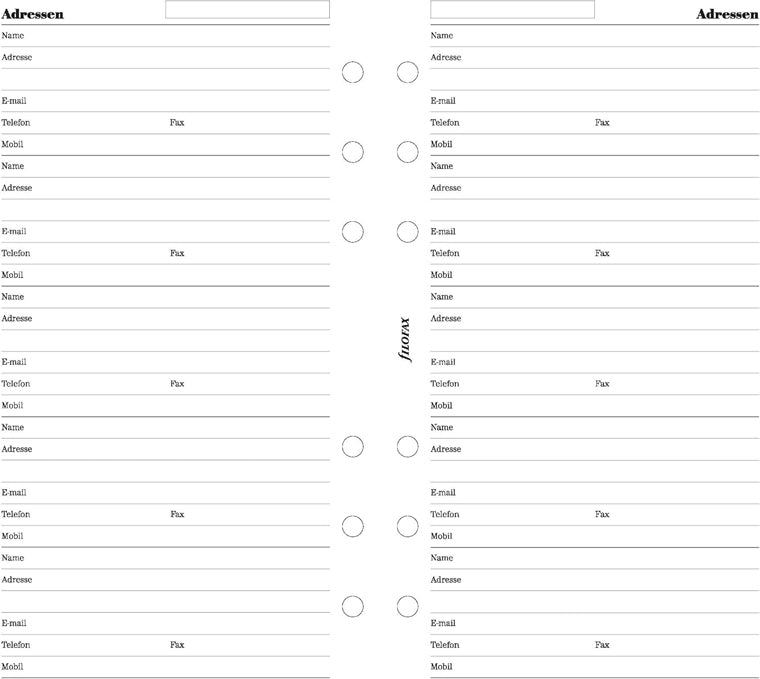 filofax-kontakte-einlagen-deutsch-personal-adressregister-20-blatt image 2