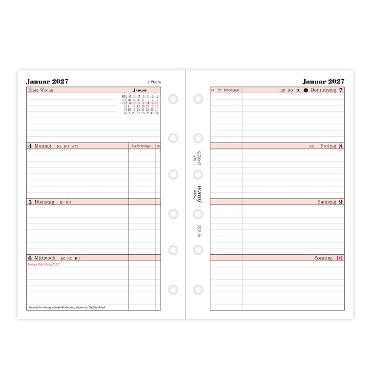 filofax-professional-kalendereinlage-pocket-2027-1-woche-2-seiten-deutsch image 4