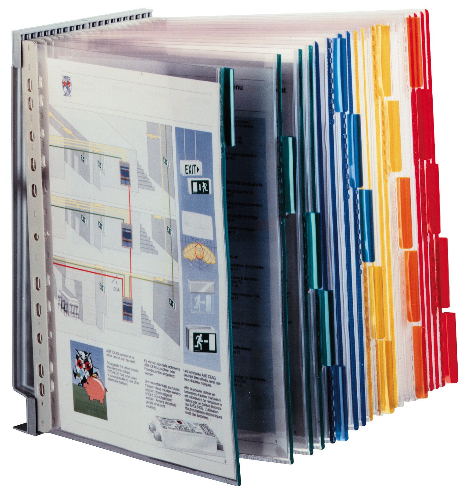 durable-function-wall-module-20-sichttafelwandhalter-grau-567610 image 7