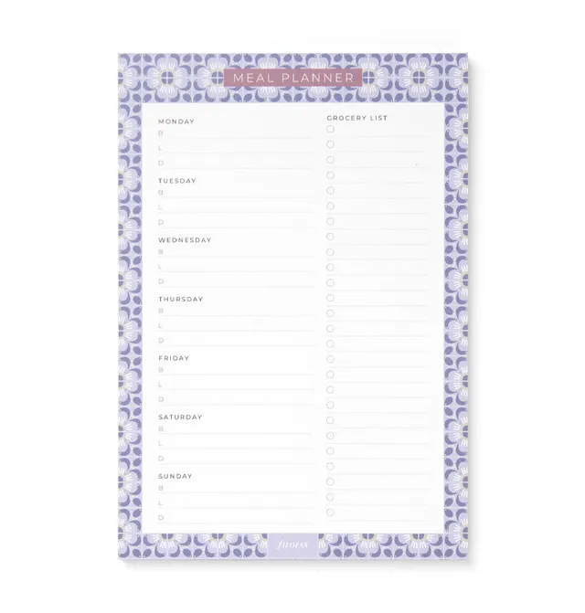 filofax-mediterranean-meal-planner-notizblock-mit-magnet-60-blatt image 1