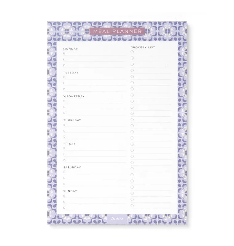 filofax-mediterranean-meal-planner-notizblock-mit-magnet-60-blatt image 1