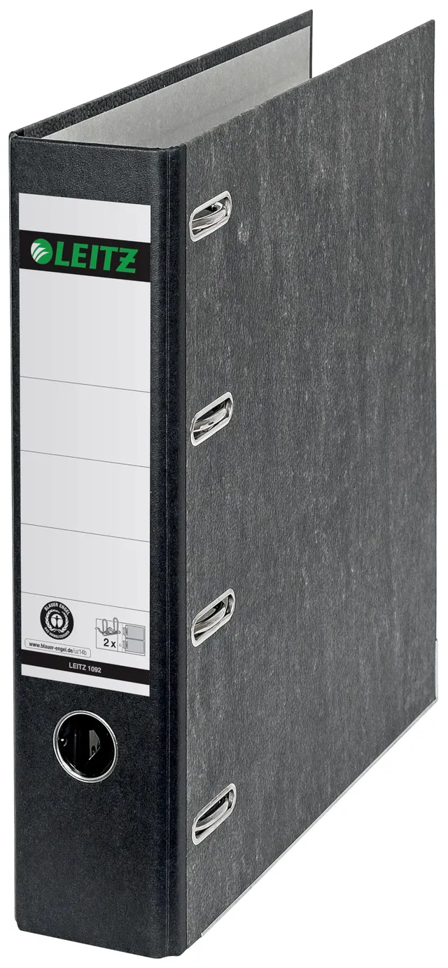 leitz-180-standard-doppelordner-a5-quer-schwarz-10920000 image 1