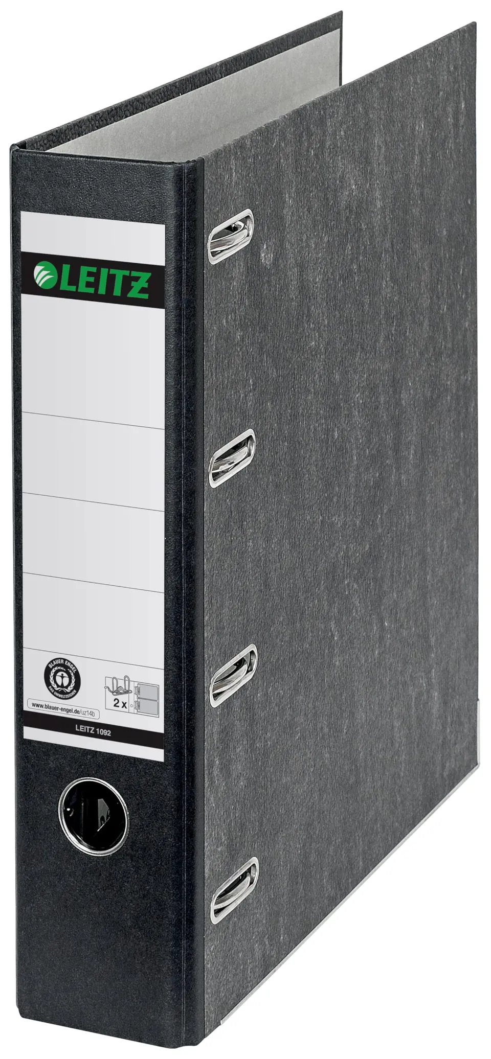 leitz-180-standard-doppelordner-a5-quer-schwarz-10920000 image 1