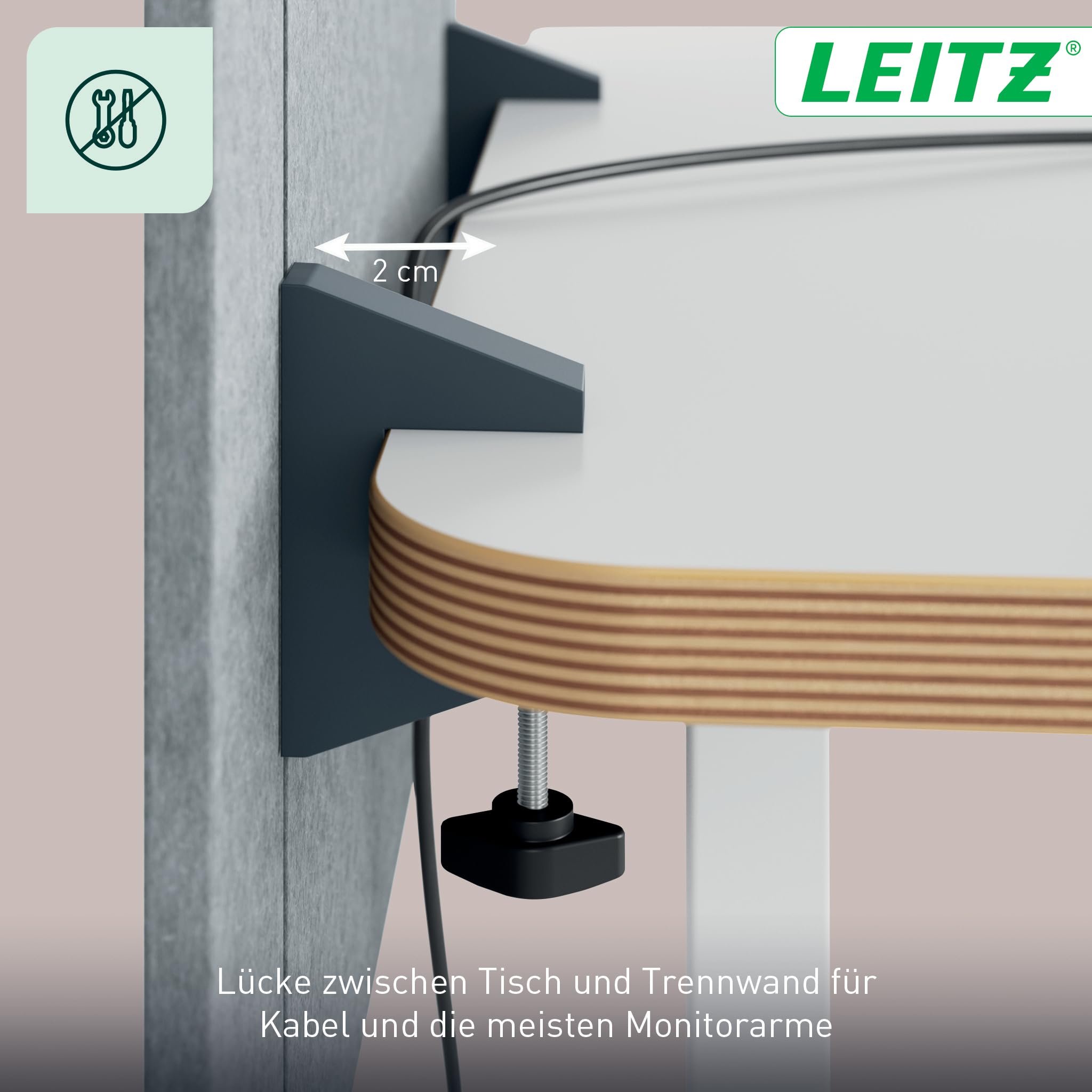 leitz-ergo-tischtrennwand-60x70cm-h-henverstellbar-mit-ger-uschd-mpfung image 6
