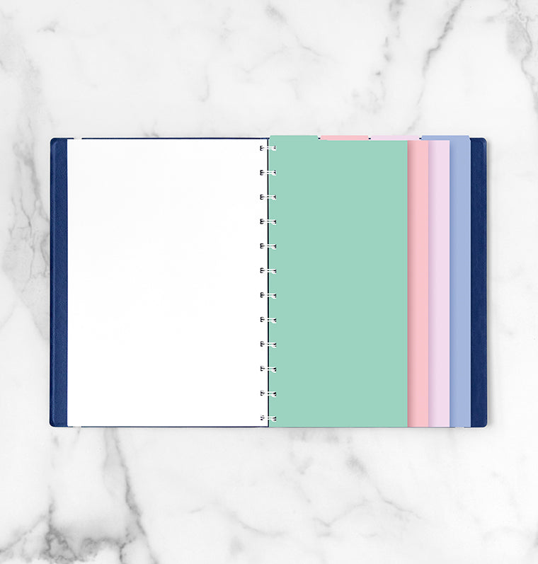 filofax-4er-blanko-notebook-trennbl-tter-pastel-a4 image 2
