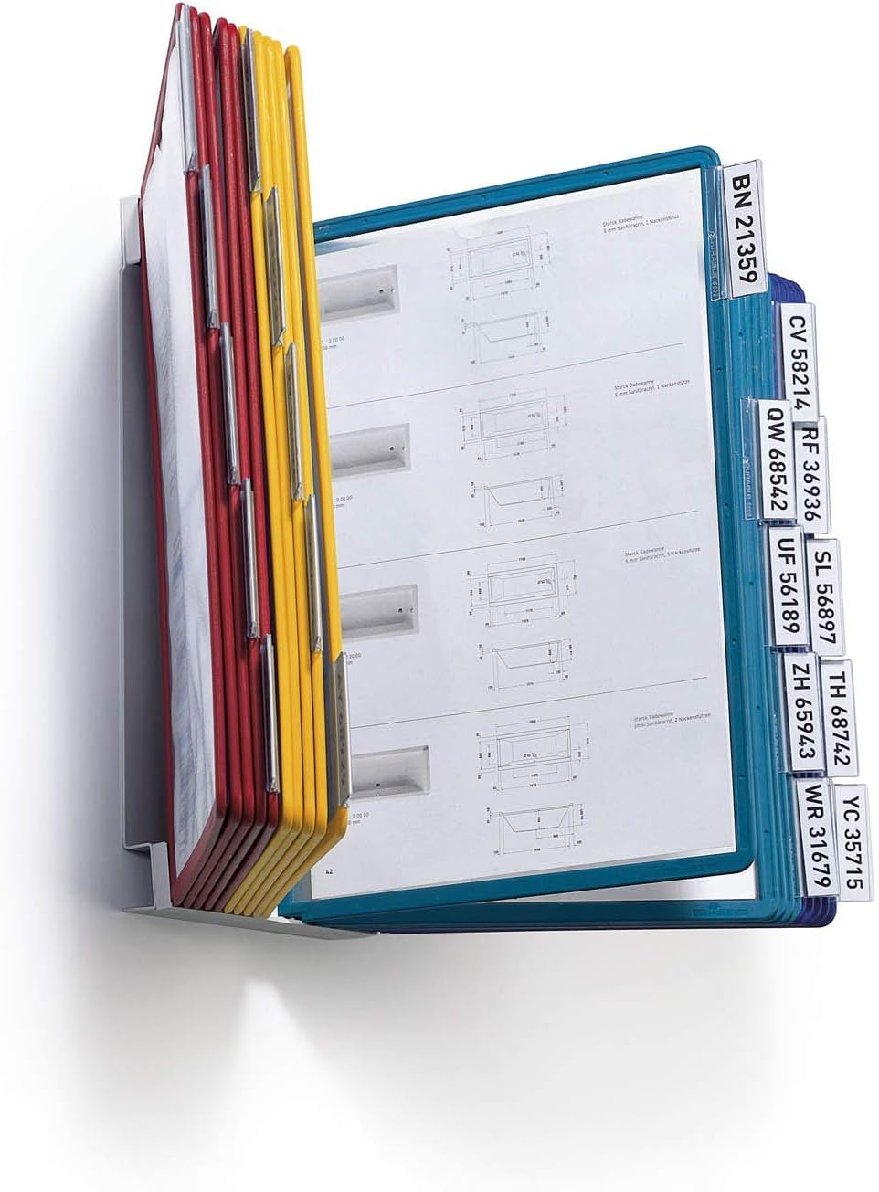 durable-vario-table-10-tisch-sichttafelsystem-a4-mehrfarbig image 8